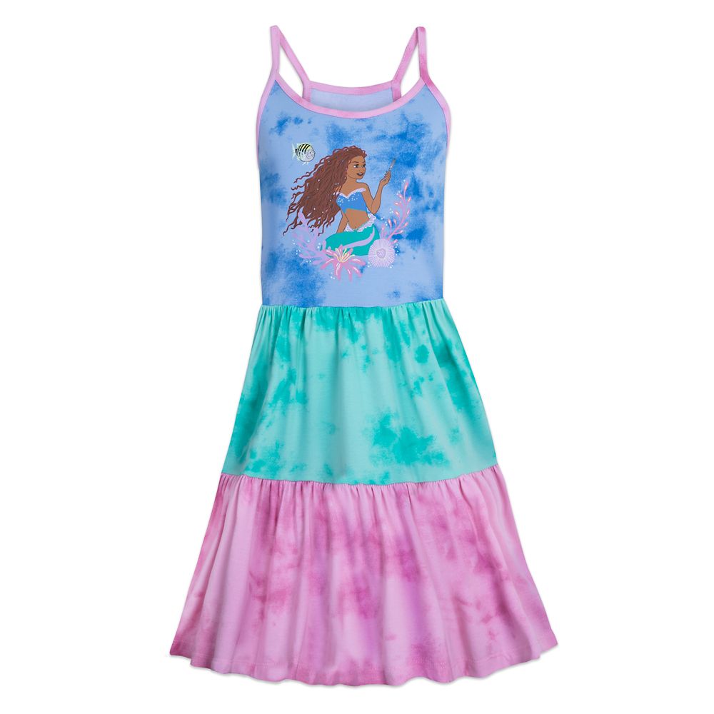 Ariel Tie-Dye Dress for Girls The Little Mermaid Live Action Film Official shopDisney