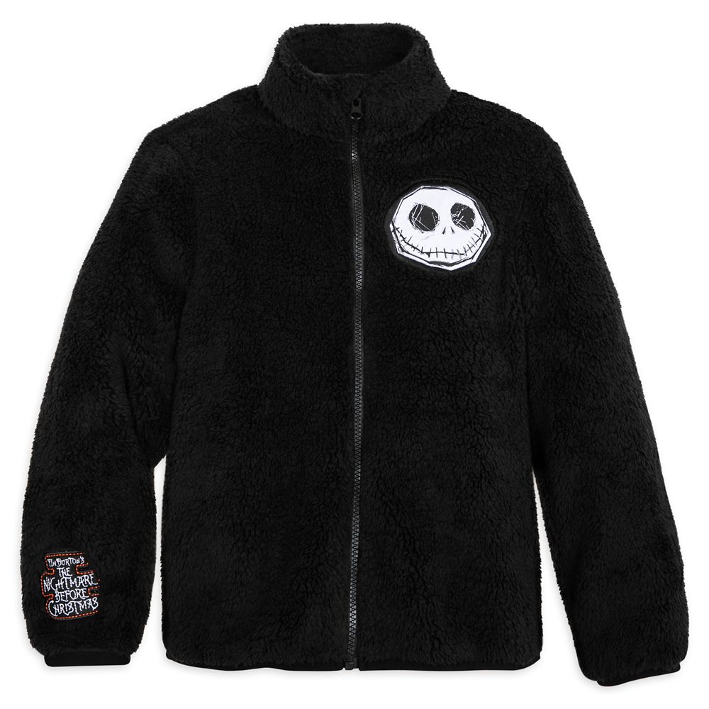 Jack Skellington Zip Fleece Top for Kids – The Nightmare Before Christmas