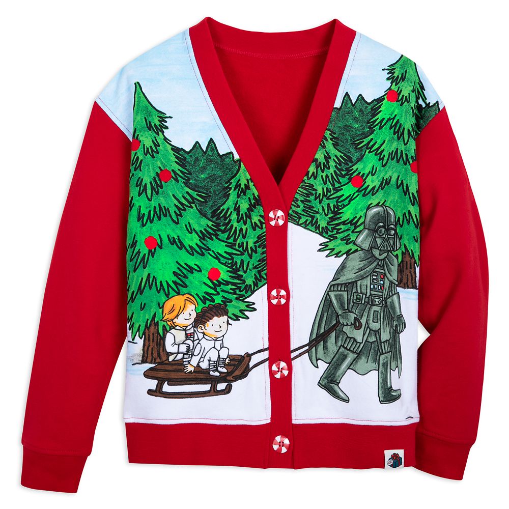 Star Wars Holiday Cardigan Sweater for Kids has hit the shelves