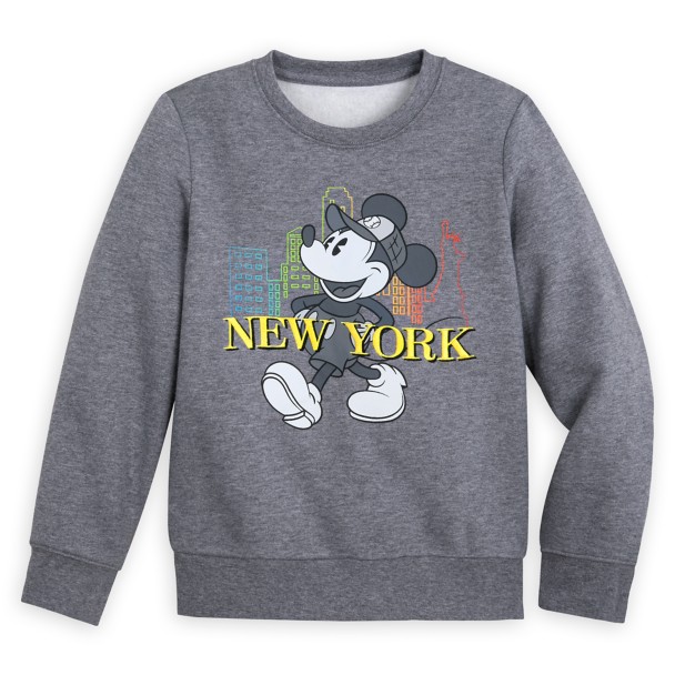 Mickey Mouse ''New York'' Pullover Sweatshirt for Kids