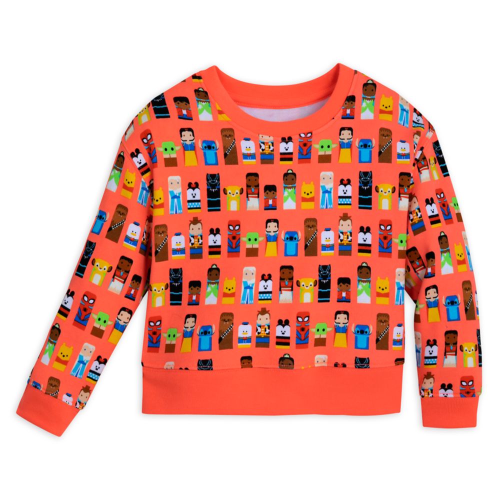 Disney100 Unified Characters Pullover Sweatshirt for Girls has hit the shelves for purchase