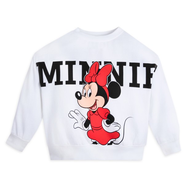 Minnie Mouse Back to Front Pullover Sweatshirt for Girls