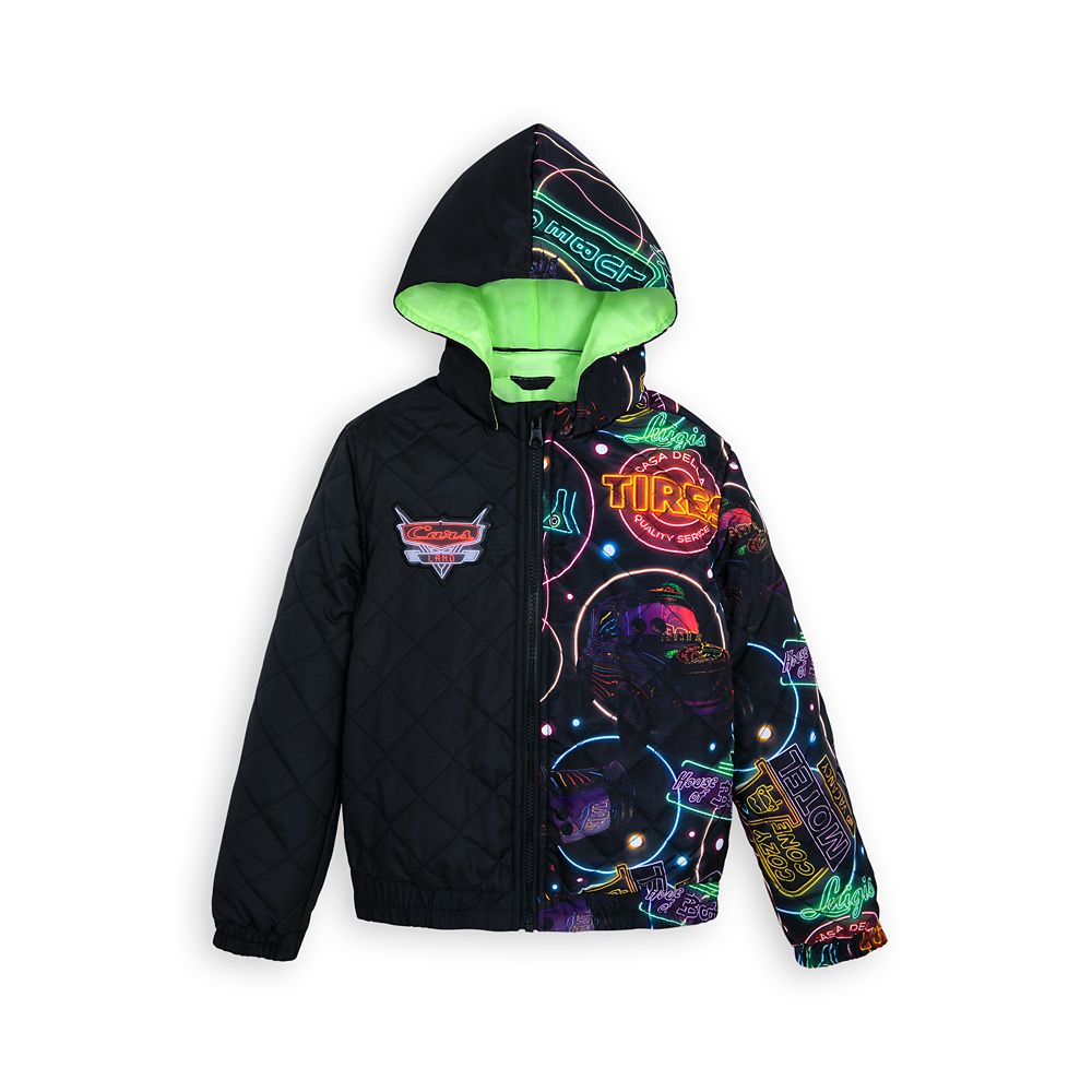 Cars Land Neon Lights Hooded Jacket for Boys can now be purchased online