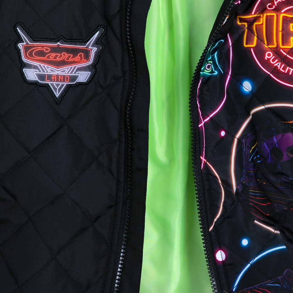 Cars Land Neon Lights Hooded Jacket for Boys