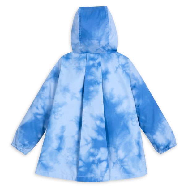 Frozen Tie-Dye Hooded Rain Jacket for Girls