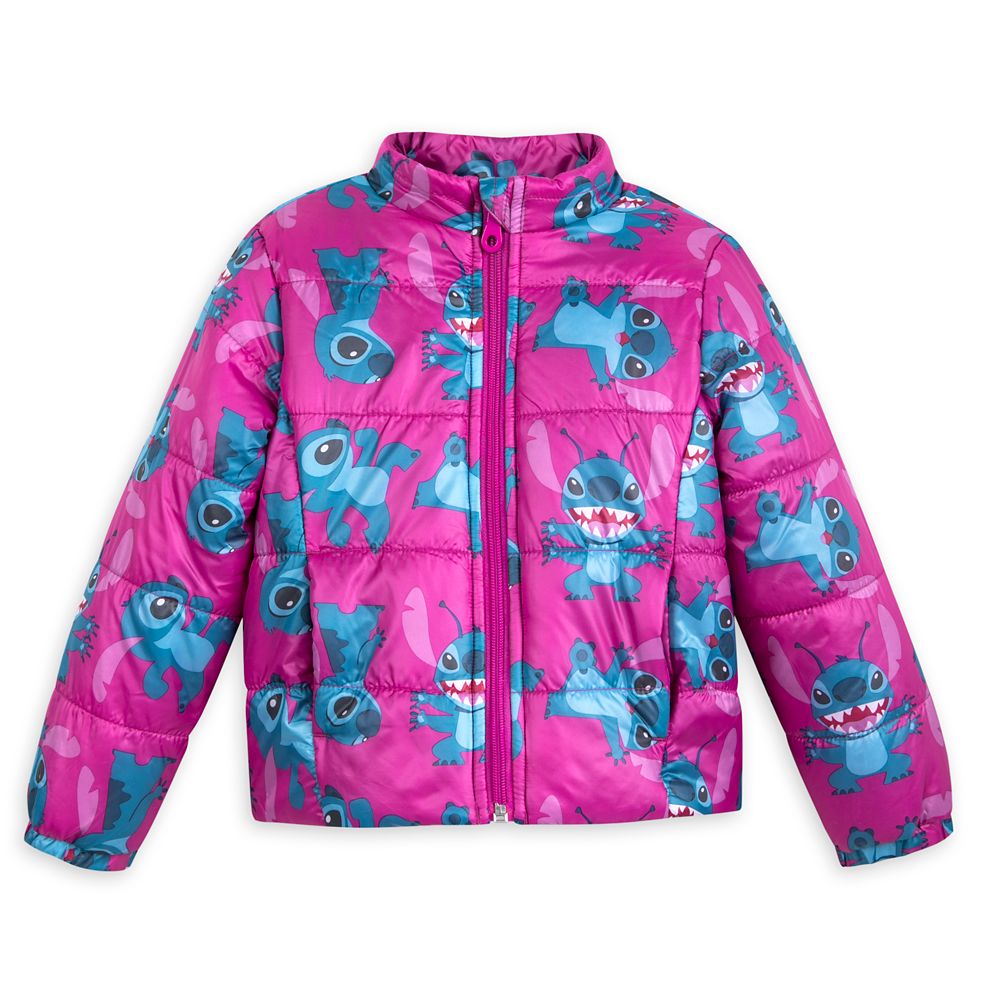 Stitch Lightweight Puffy Jacket for Kids is now out
