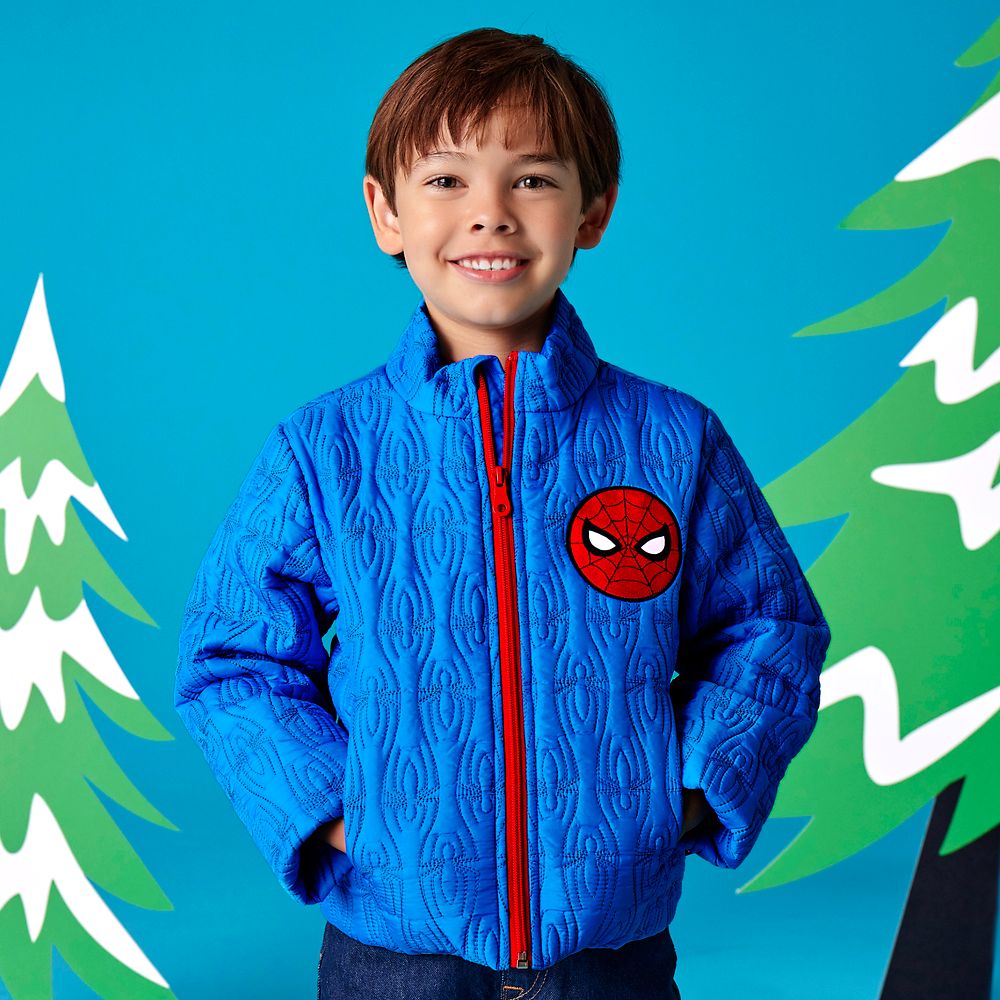 Spider-Man Lightweight Quilted Jacket for Kids