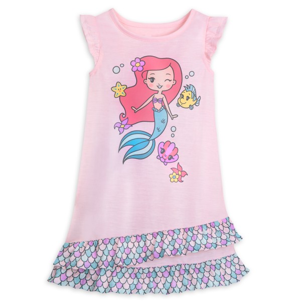 Ariel and Flounder Nightshirt for Girls – The Little Mermaid