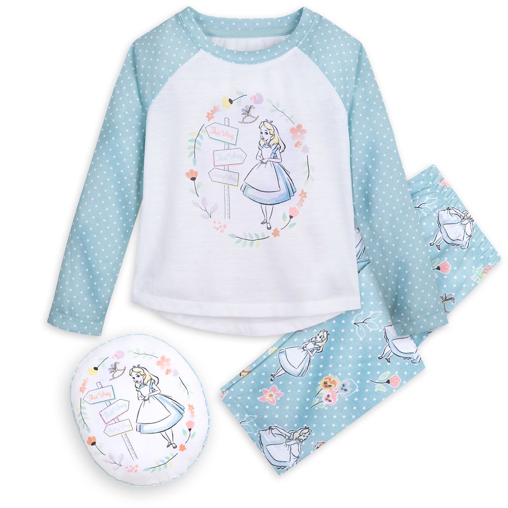 Alice Pajama and Pillow Set for Girls Official shopDisney