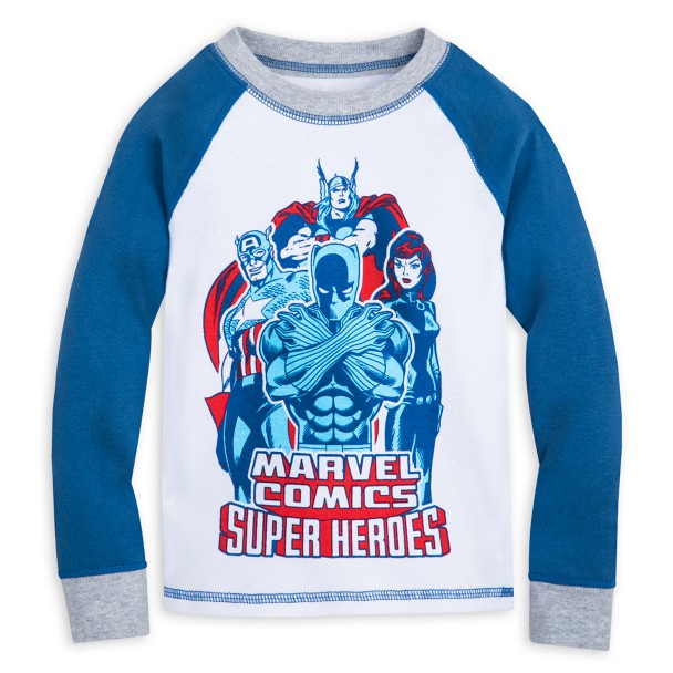 Marvel Comics Super Heroes PJ PALS Set for Kids