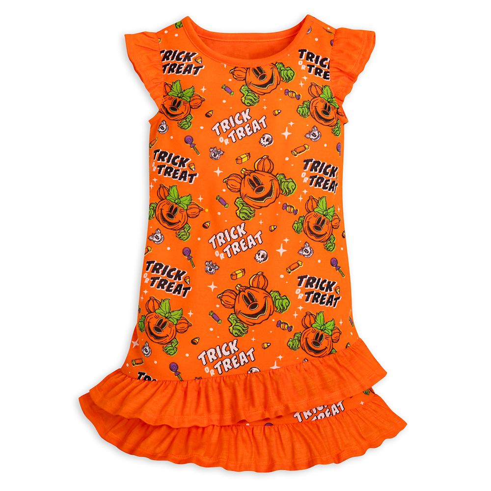 Mickey and Minnie Mouse Halloween Nightshirt for Girls