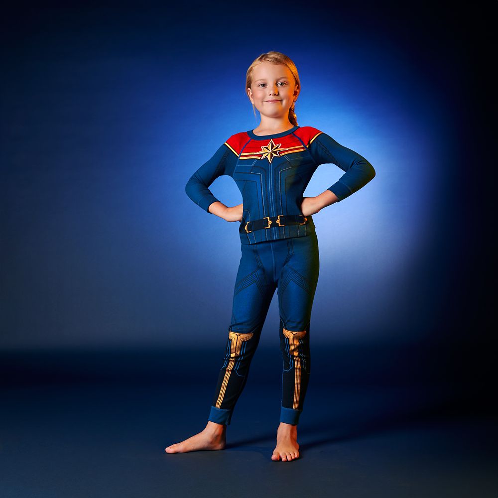 Captain Marvel Costume PJ PALS for Kids