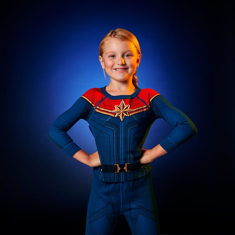 Captain Marvel Costume PJ PALS for Kids