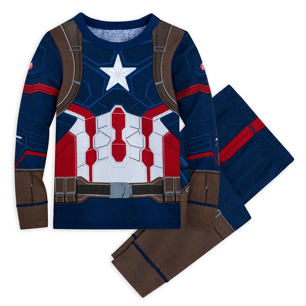 Captain America Costume PJ PALS for Kids is here now