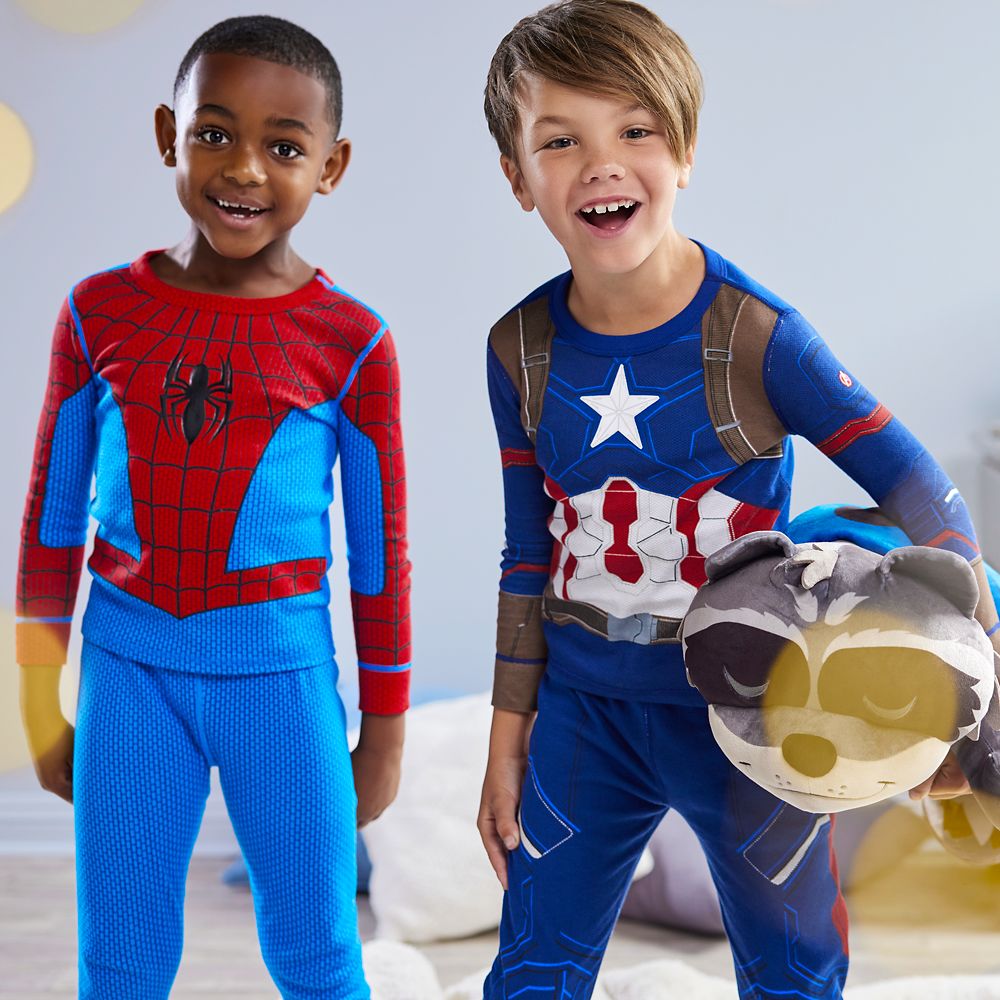 Captain America Costume PJ PALS for Kids