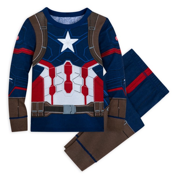 Captain America Costume PJ PALS for Kids
