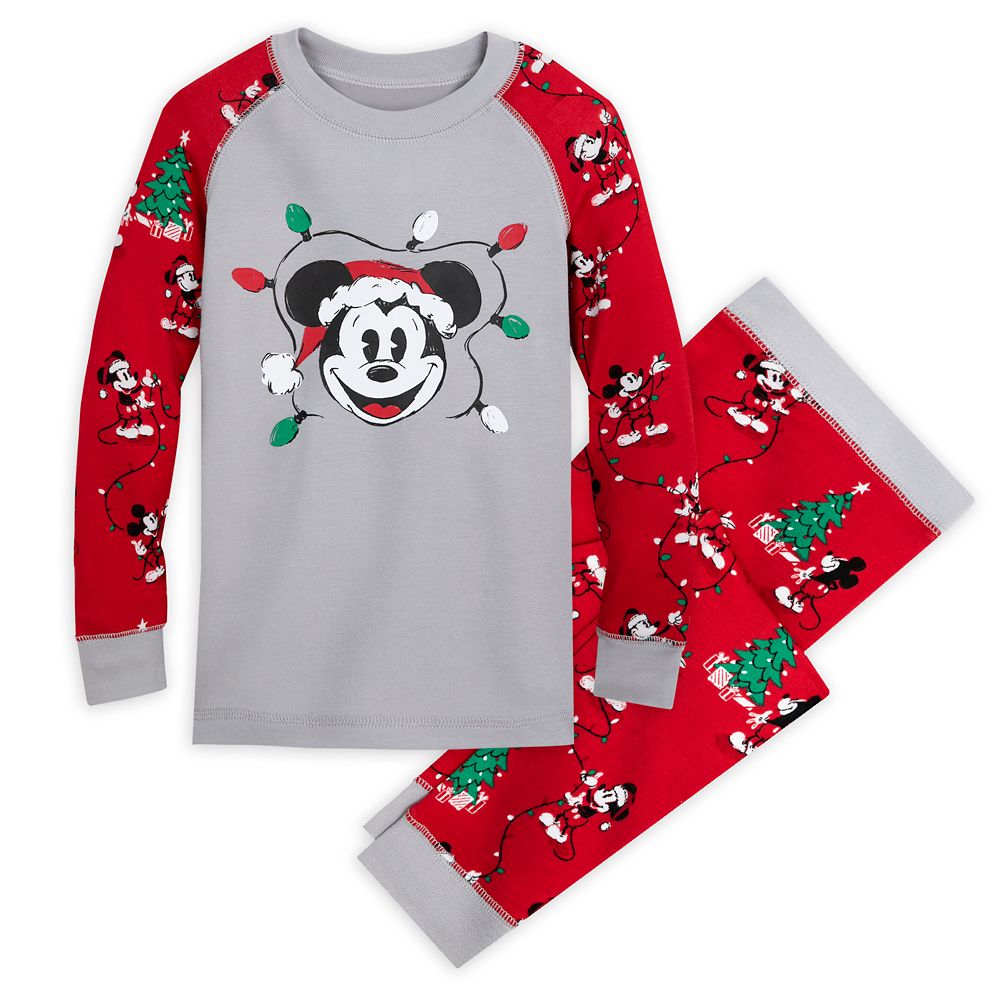 Mickey Mouse Holiday Family Matching Pajama Set for Kids by Munki Munki