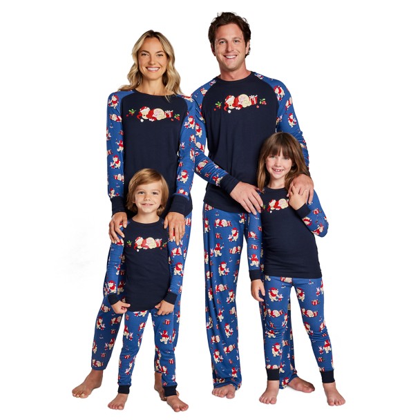 Winnie the Pooh Holiday Family Matching Pajama Set for Kids by Munki Munki