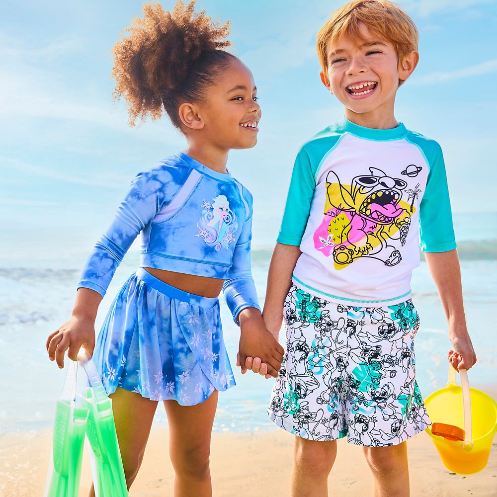 Stitch Swim Trunks for Boys