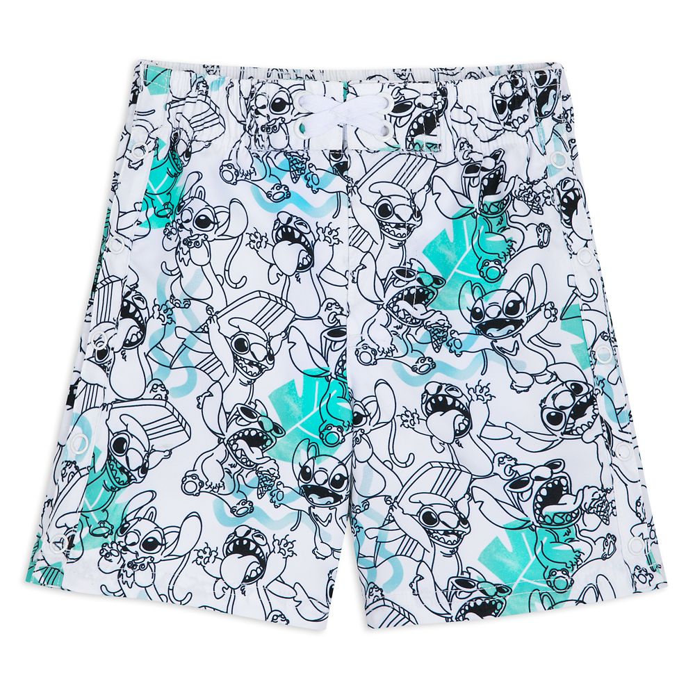 Stitch Adaptive Swim Trunks for Kids