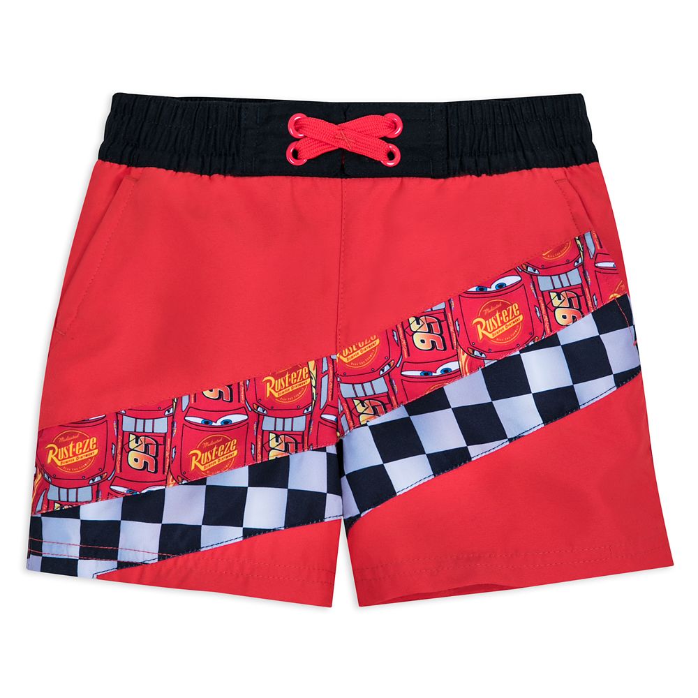 Cotton Rich Lightning McQueen Trunks (18 Months - 7 Years)