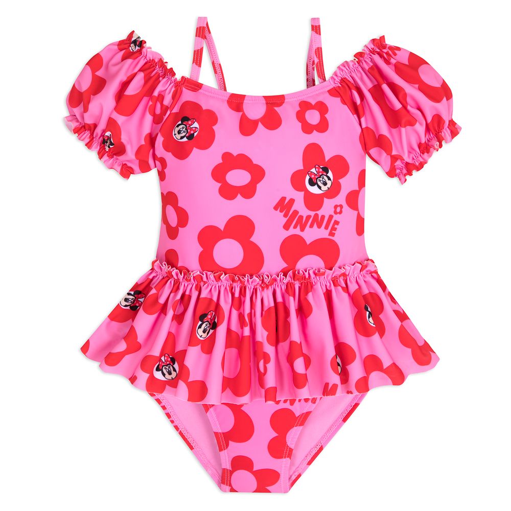 Minnie Mouse Swimsuit for Girls – Pink – Get It Here
