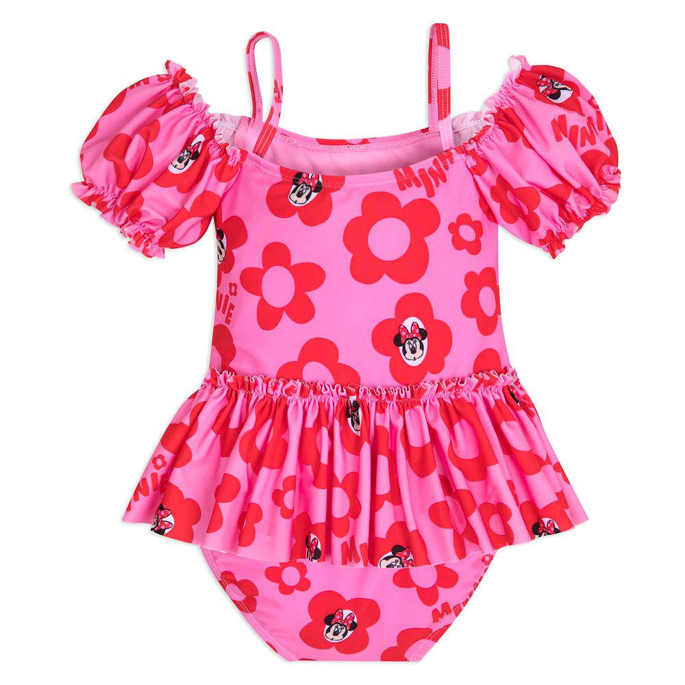 Minnie Mouse Swimsuit for Girls – Pink