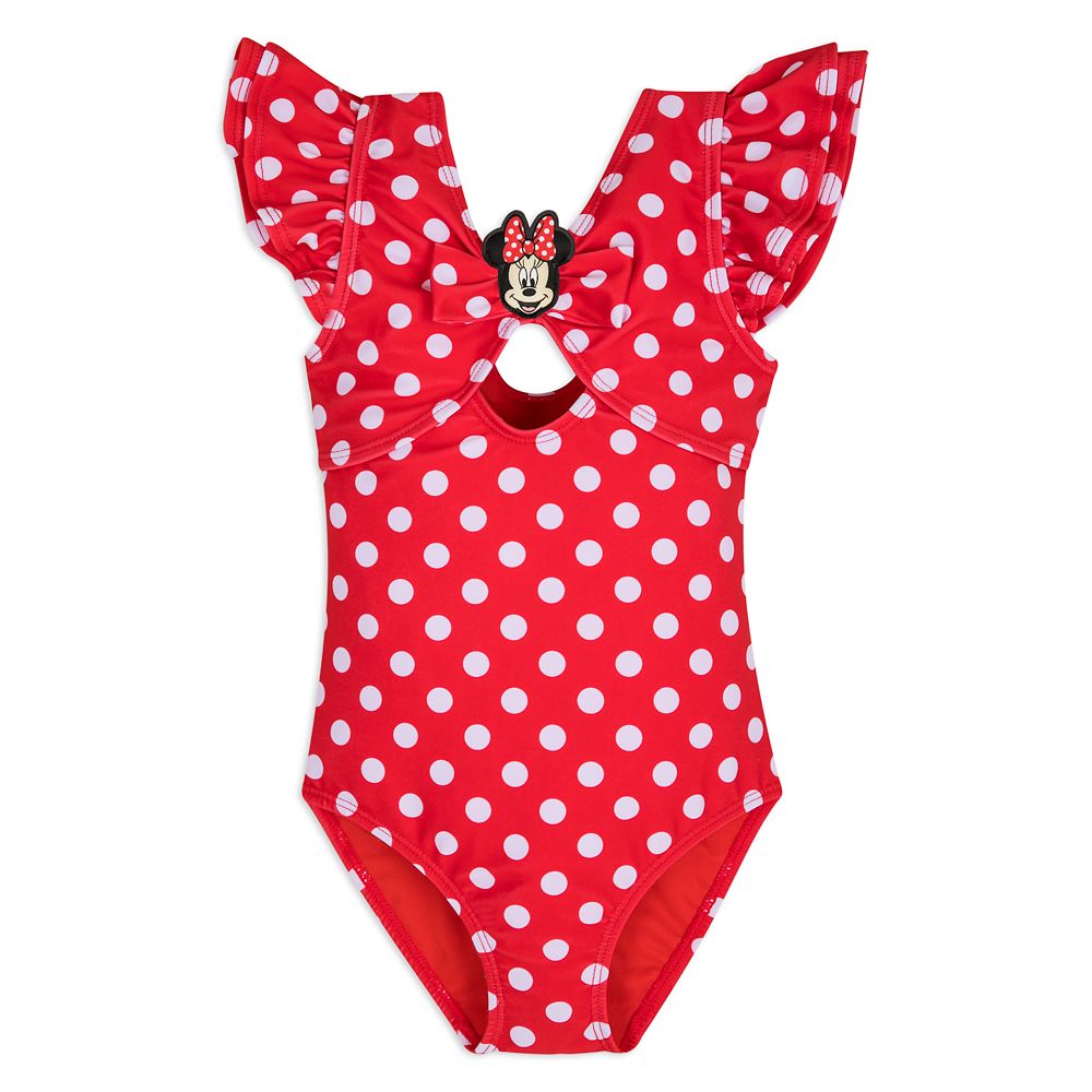 Minnie Mouse Red Polka Dot Swimsuit for Girls – Buy It Today!