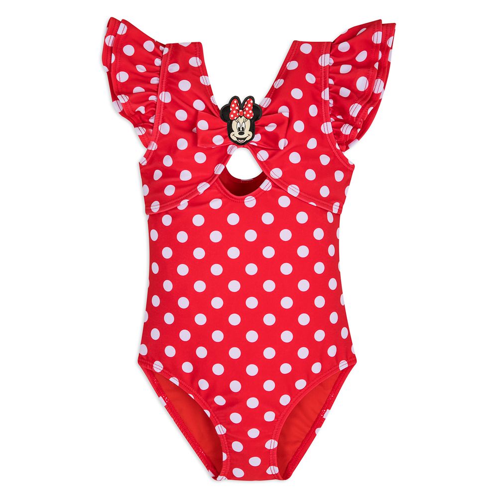 Minnie Mouse Red Polka Dot Swimsuit for Girls