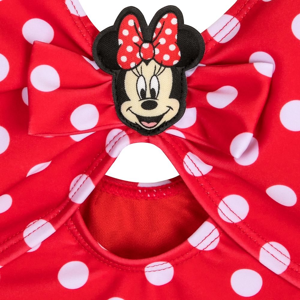 Minnie Mouse Red Polka Dot Swimsuit for Girls