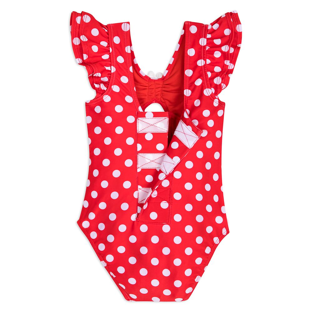 Minnie Mouse Polka Dot Adaptive Swimsuit for Girls