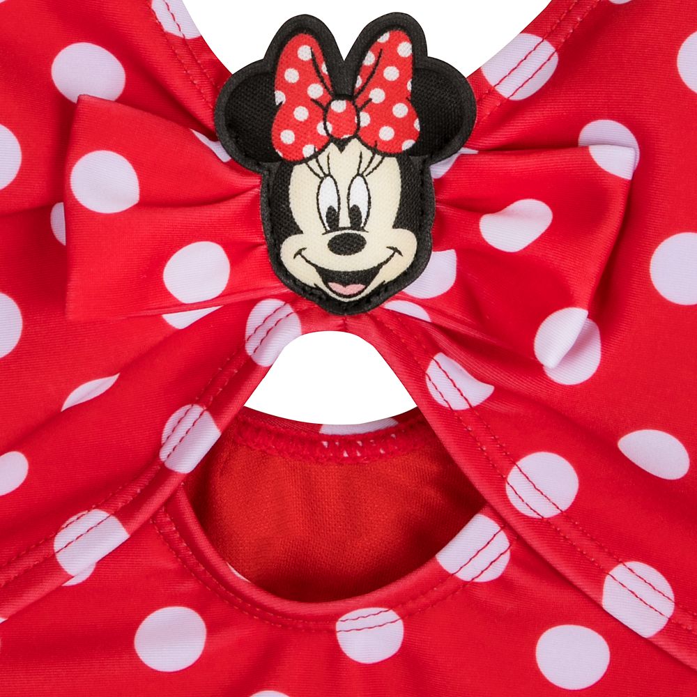 Minnie Mouse Polka Dot Adaptive Swimsuit for Girls