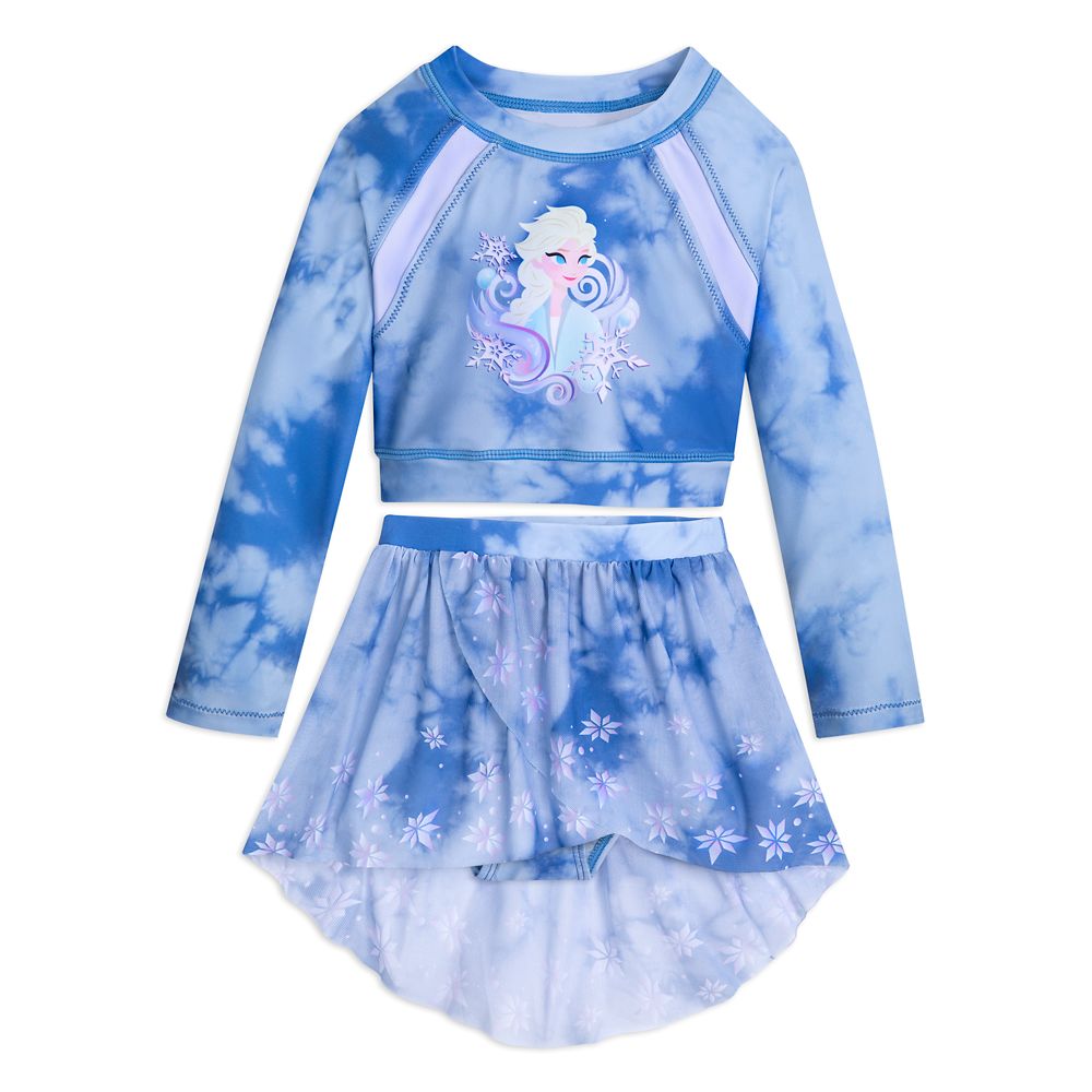 Frozen Girls 4-piece Kids Set, Long Sleeves Rash Guard, Swim Shorts,  Glasses & Bucket Hat - Size 3t- 7 Years : Target