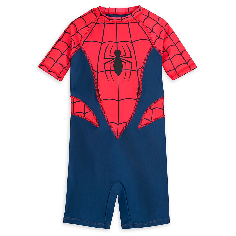 Spider-Man Adaptive Rash Guard Swimsuit for Boys