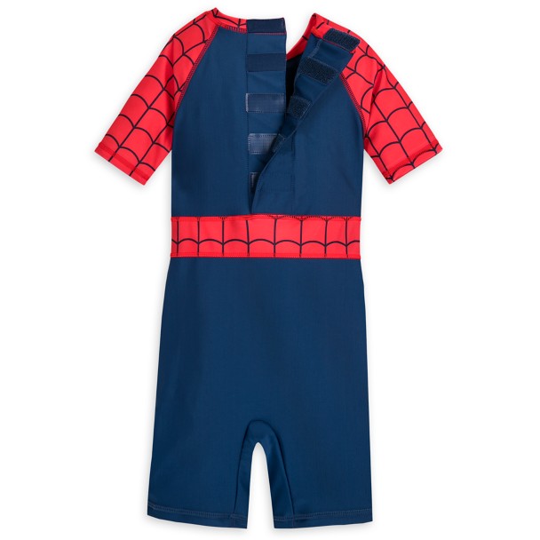 UPF 50 Swim Jumpsuit - Blue/Spider-Man - Kids