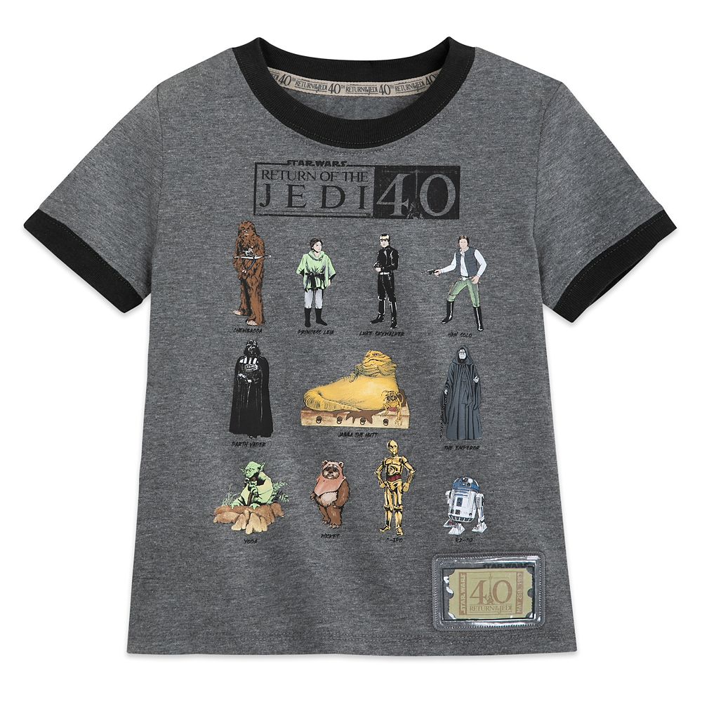 Star Wars: Return of the Jedi 40th Anniversary Ringer Tee for Kids