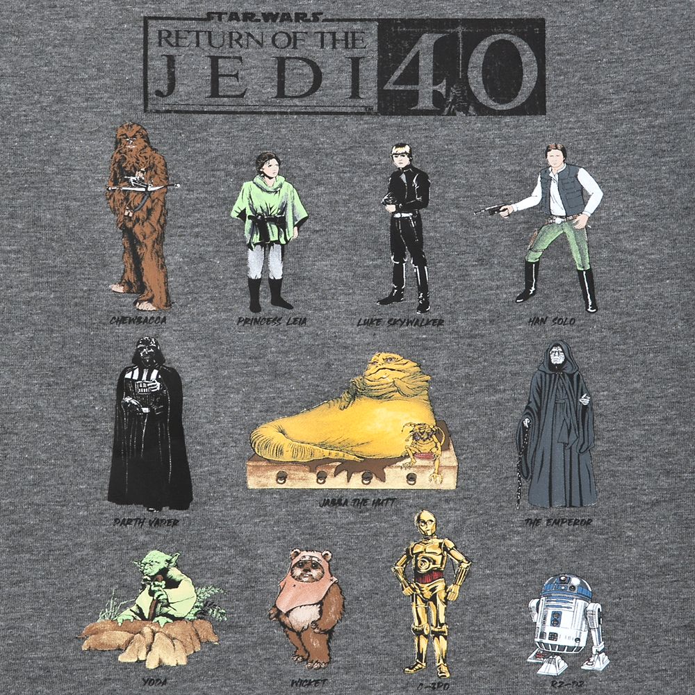 Star Wars: Return of the Jedi 40th Anniversary Ringer Tee for Kids