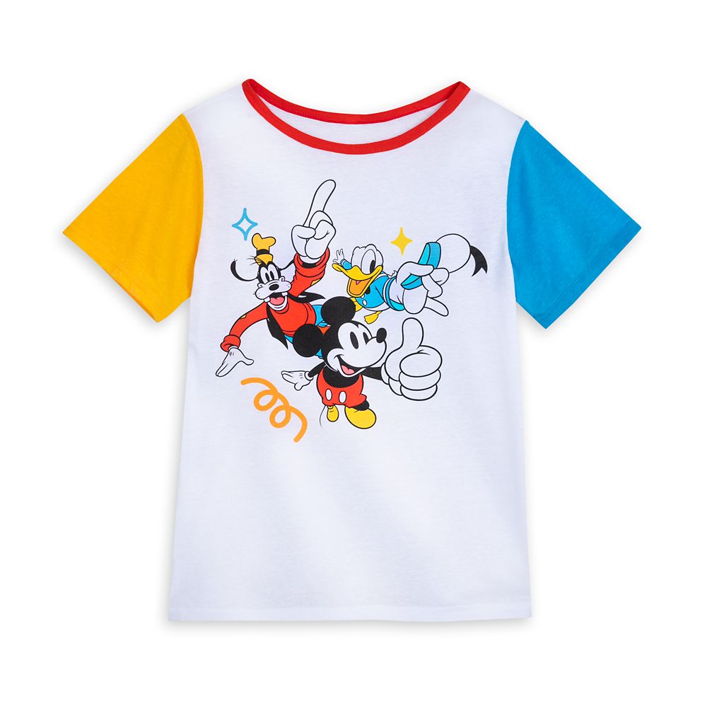 Mickey Mouse and Friends Color Block T-Shirt for Kids – Sensory Friendly – Buy It Today!