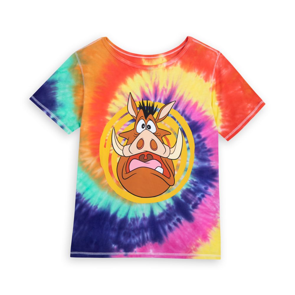 Pumbaa Tie-Dye T-Shirt for Kids – The Lion King – Sensory Friendly available online for purchase