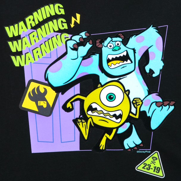 Monsters, Inc. ''Warning'' T-Shirt for Kids