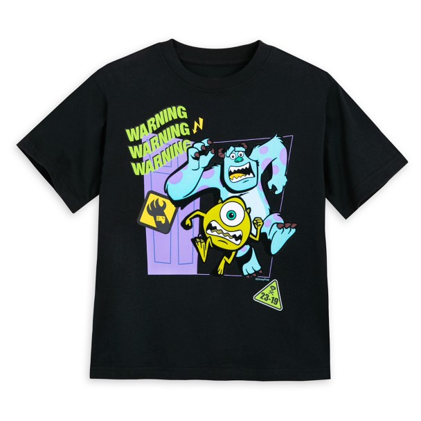 Monsters, Inc. ''Warning'' T-Shirt for Kids