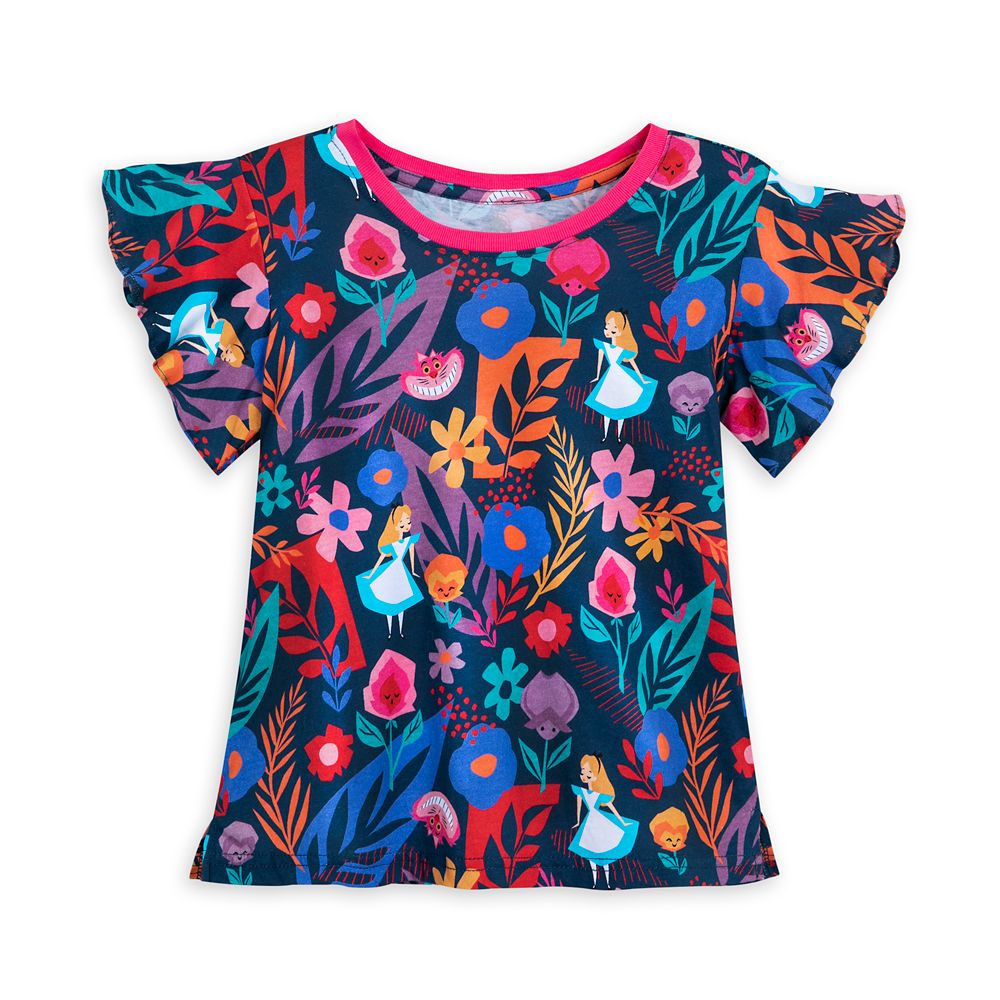 Alice in Wonderland Fashion T-Shirt for Girls now available