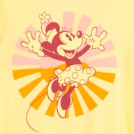 Seventyseven Lifestyle Damen Disney T-Shirt Minnie Mouse Print weiss gold