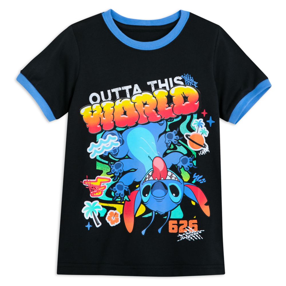 Stitch Ringer T-Shirt for Kids &ndash; Lilo & Stitch