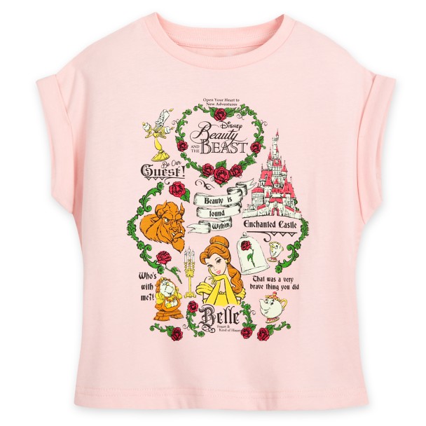 Beauty and the Beast Fashion T-Shirt for Girls