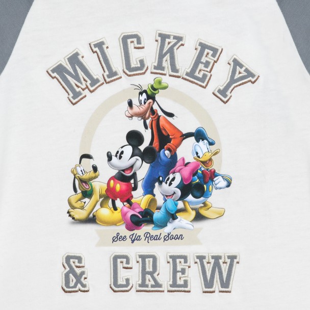 Mickey Mouse and Friends Raglan Long Sleeve T-Shirt for Kids