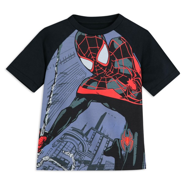 Miles Morales Spider-Man Raglan T-Shirt for Kids