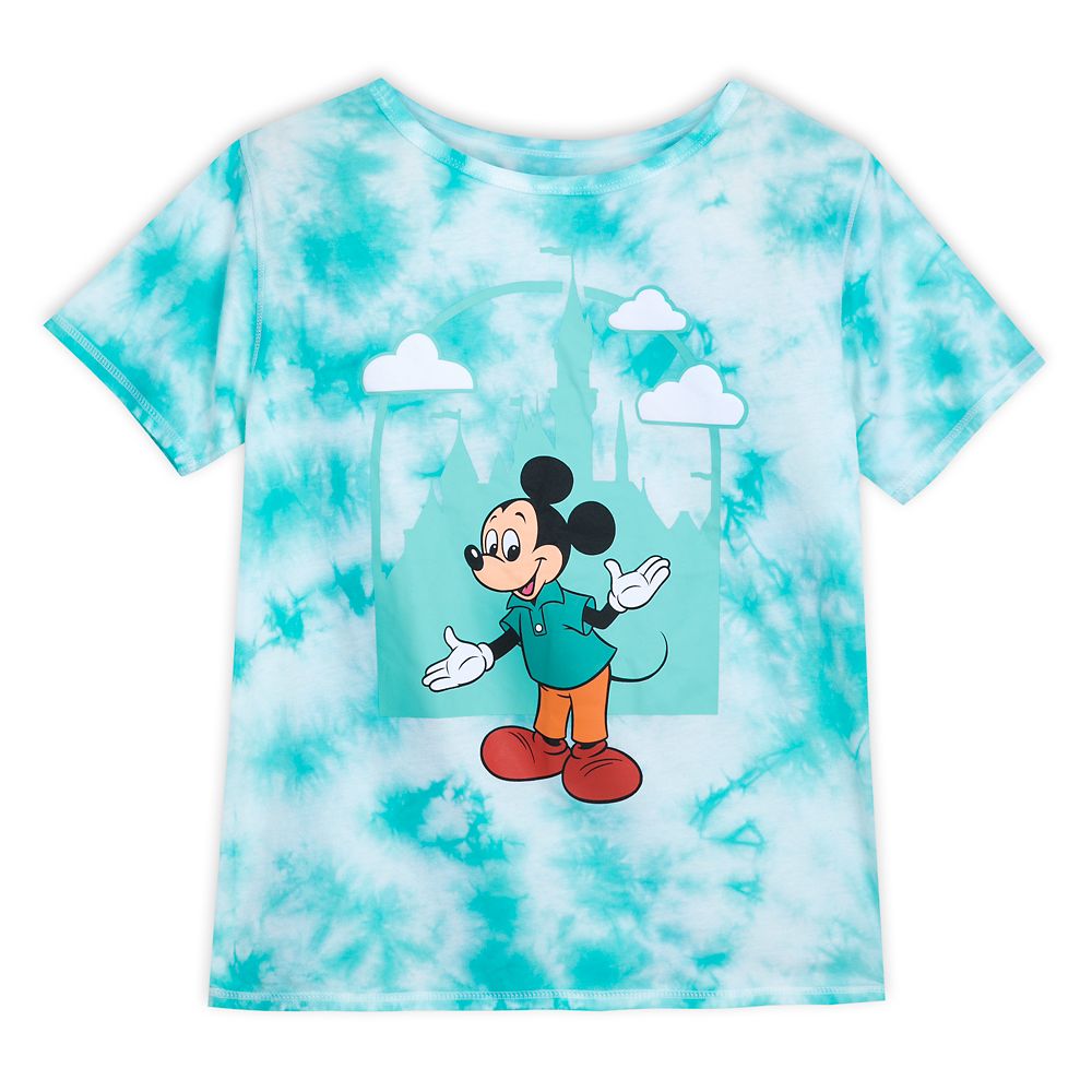 Mickey Mouse and Fantasyland Castle Tie-Dye T-Shirt for Boys – Sensory Friendly now available online