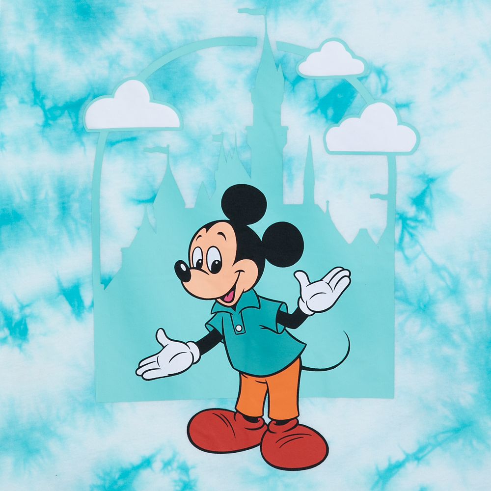 Mickey Mouse and Fantasyland Castle Tie-Dye T-Shirt for Boys – Sensory Friendly