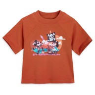 Mickey and Minnie Mouse Semi-Cropped T-Shirt for Kids – Pirates of the Caribbean